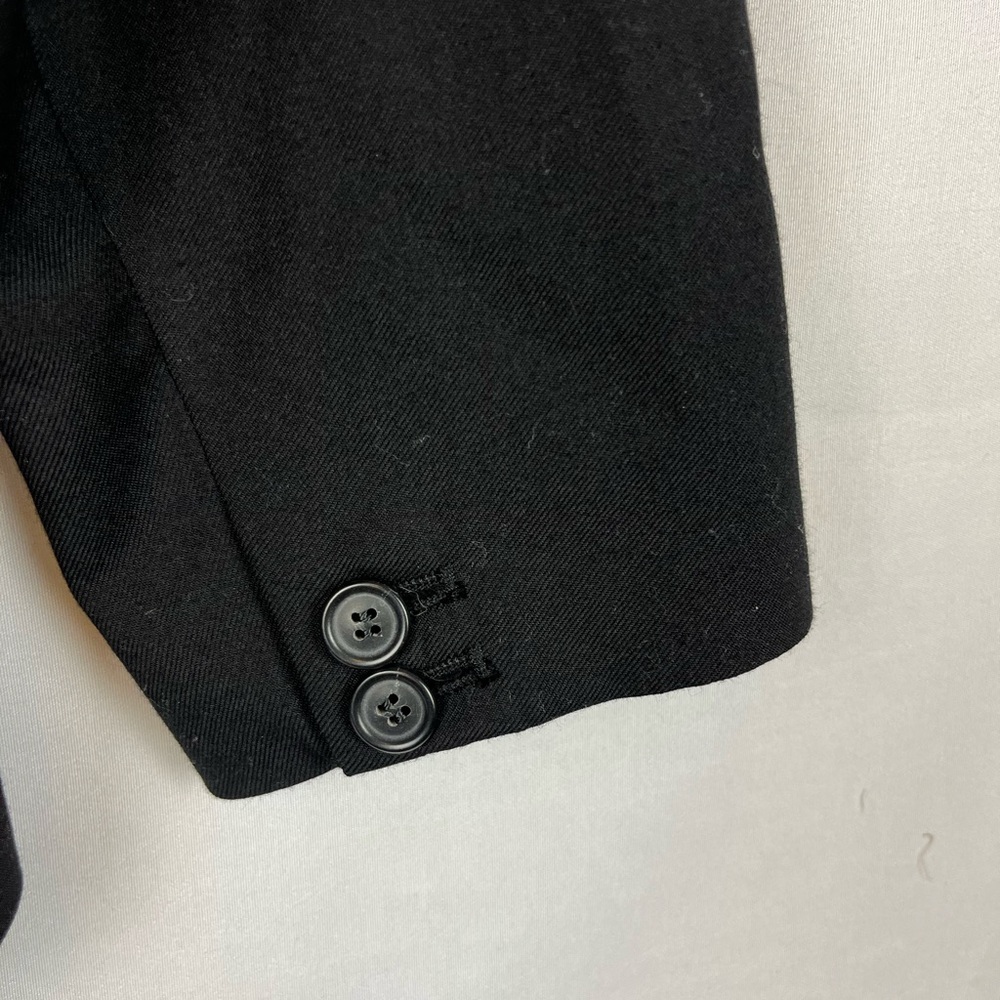 Women’s Jcrew Wool Black Blazer. Super 120’s Label. Size 4 View 6